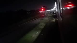 Night View of the Cox's Bazar Express: A Journey Under the Stars 🚆✨