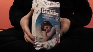 UNBOXING: NEW DESIGN 2016 Huggies - DryNites Boys (8-15 Years) | THEDIAPERBOX