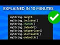 Top 8 Must Know JavaScript String Methods |  2025 JS Tutorial   | Js with Vine