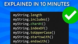 Top 8 Must Know JavaScript String Methods | 2025 JS Tutorial | Js with Vine