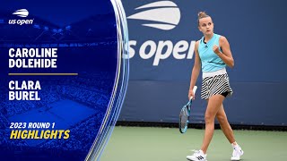 Caroline Dolehide vs. Clara Burel Highlights | 2023 US Open Round 1