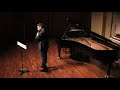 20.01.19 우영욱 플룻 독주회 francis poulenc sonata for flute and piano cantilena