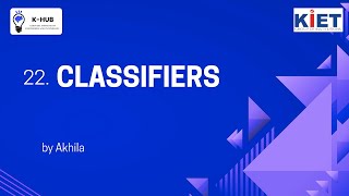 22. CLASSIFIERS