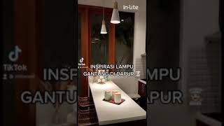 Inspirasi lampu gantung di dapur