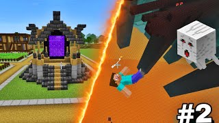 I am going to Nether for the first time ||MINECRAFT PE Survival Series ep 2 in hindi