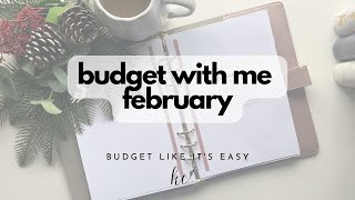 budget with me | February | Dave Ramsey inspired | euro budgeter | zero based budget