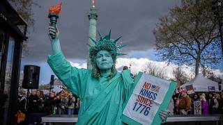 No Kings protesters across the US rally against Donald Trump