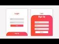 Animated Login Form Using only HTML & CSS | No Javascript