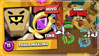 JOGUEI COM o NOVO BRAWLER MÍTICO \