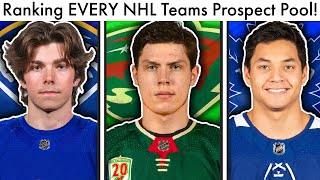Ranking EVERY NHL Prospect Pool, WORST To BEST! (TOP 32 Prospect Rankings & NHL Trade Rumors)