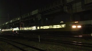 【臨時回送電車】爆音で東福山駅を通過　地域色115系6連(全車40N体質改善車)