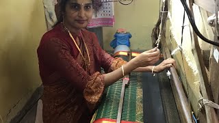 Manufacturing of Hand Loom Kuppadam sarees