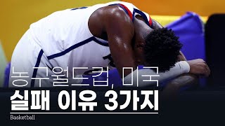 세계 최강 미국이 농구월드컵 2대회 연속 우승 못 한 이유는 무엇일까