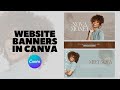 How To Create Website Banners in Canva | Create & Chill: My 