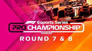 2021 F1 Esports Pro Championship: Rounds 7-8