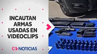LAS USABAN EN VIDEOS DE MÚSICA URBANA: Incautan armas y autos de lujo en San Ramón y Puente Alto
