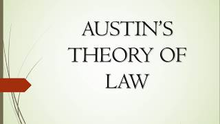 Austin's Theory of Law | Law Pursuit