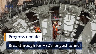Historic breakthrough for HS2’s longest tunnel