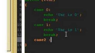 PHP Lesson 05: Switch Statements
