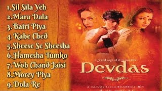 Devdas Movie All Songs | Jukebox Audio Album | SRK Aishwarya & Madhuri | Udith Kavita & Shreya |