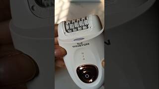 Trying an epilator first time #shortvideo #fypage #epilator #hairremoval #shortsfeed #viralvideo