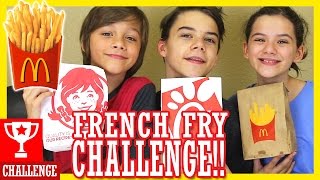 THE FRENCH FRY CHALLENGE!!  |  KITTIESMAMA