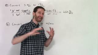 3 2 Video 3 Converting Rates with Dimensional Analysis