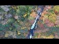 4k autumn leaves of zao sumikawa santaki waterfall 🍁 宮城蔵王の秘境 🏞️ 澄川の三滝 🍂 紅葉