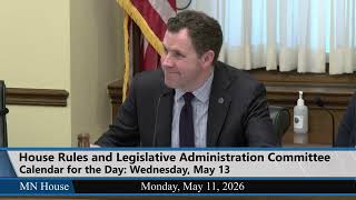 House Rules and Legislative Administration Committee 5/11/26