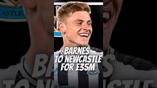 Harvey Barnes to Newcastle United DONE DEAL‼️| Nufc Transfer News #harveybarnes #newcastle #nufc