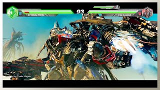 Optimus Prime vs The Fallen and Megatron with Healthbars
