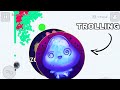 BAIT GOD - AGARIO MOBILE | AFK TROLL + LIVESTREAM DESTRUCTION