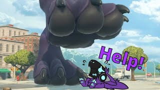A Protogen Steps on a City (Pawperty Damage)