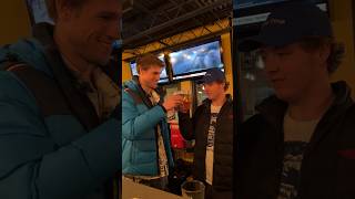 Chug challenge vs one of the faster beer drinkers ive come across 🍻 #chugchallenge #chugging #chug