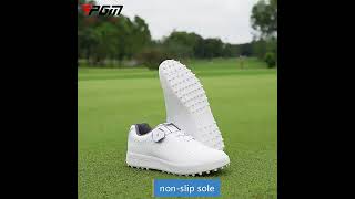 PGM XZ229 kids golf shoe fashion custom logo white children golf shoes