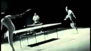 The making of the Bruce Lee playing ping pong with nunchuck video.flv