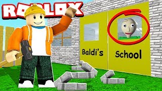 I BUILT BALDI'S SCHOOL! | Baldi's Basics Roblox Tycoon