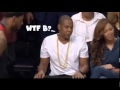 Beyonce Caught Looking at Lebron James By Jay-Z