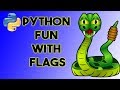 Fun with Flags - Python - Tutorial - Draw with the Python Turtle