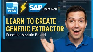 SAP BW/4HANA Tutorial | Create Custom Generic Extractor Using Function Module