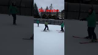 First Time Skier Turned Human Snowball: The Ultimate Wipeout #SkiFail #FirstTimeSkier #SnowballLife\