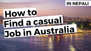 How to search for a casual job in Australia |  अष्ट्रेलियामा Casual काम कसरी खोज्ने |