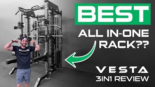 Vesta Fitness 3 In 1 Rack Review: Is this the BEST All In One Rack to Buy For Your Home Gym?