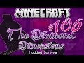 "OIL SPILLAGE" | Diamond Dimensions Modded Survival #106 | Minecraft