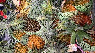 【沖縄産パイナップル】パイナップルの日に桃香を食レポしてみた🍍パイナップル月間だw