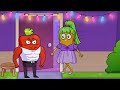 Short VS Tall Problems  Rich VS Poor Challenge  Funny Cartoons by Avocadoo