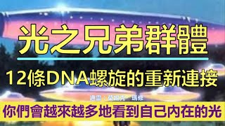 通靈信息【光之兄弟群體】《1》12條DNA螺旋的重新連接；《2》你們會越來越多地看到自己內在的光（近期信息會集中收錄放在一起喔）