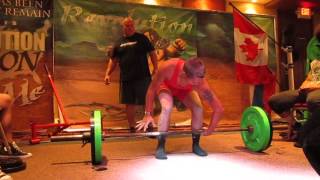 James Yarnell 148 lb 345 deadlift