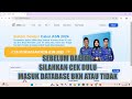 CARA CEK DATABASE BKN NON ASN HASIL PENDATAAN 2022