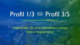 Human Design - die Unterschiede von Profil 1/3 = Held - und Profil 3/5 = Troubleshooter